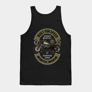 Biult for Speed: Motorcycle Adventure Tank Top